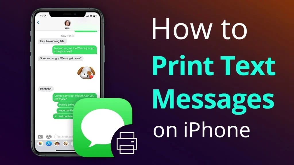 How to Print Text Messages from iPhone X, 11, 12, 13, 14 and 15